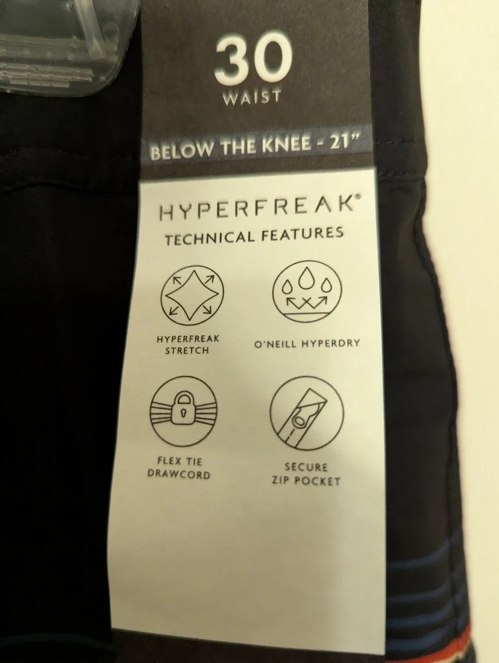 NWT O'Neill Hyperfreak Heat Stripe 21